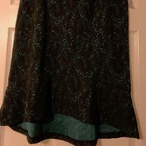 Michael kors flurred high low skirt (L)